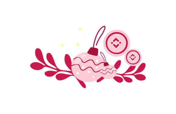Christmas Binance Lamp: Fresh Illustrations for Blogs