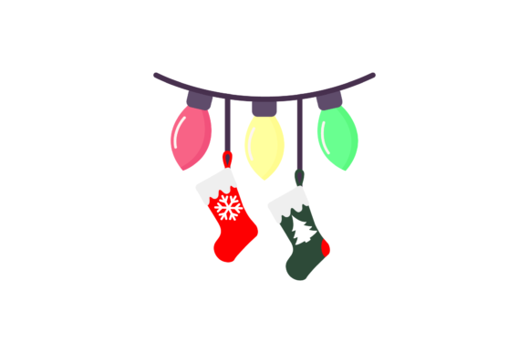 Christmas Decoration Vector-246: Festive Illustrations