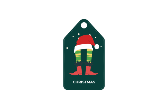 Christmas Gnome Labels: Festive Illustrations