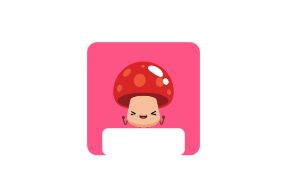 Christmas Mushroom Stickers Book Svg: Festive Illustrations