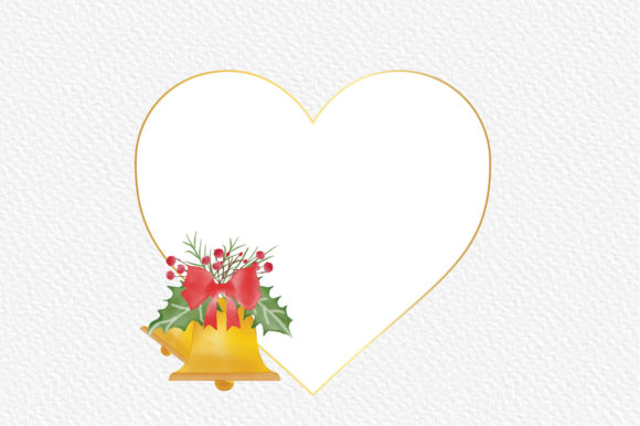 Christmas Watercolor Frame 18: Festive Illustrations
