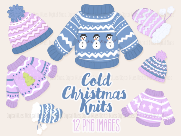 Cold Christmas Knits: Reviewing Illustrations for Sales