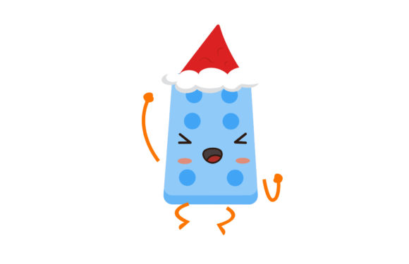Cute Christmas Icecream Illustrations for Sellers