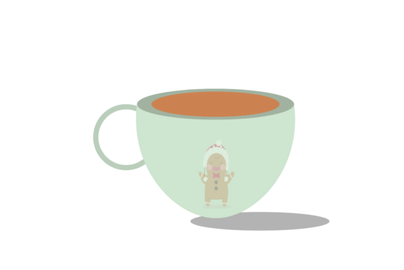 Festive Flat Christmas Coffee Design Art & Illustrations