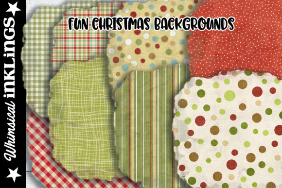 Festive Fun Christmas Backgrounds: Premium Illustrations