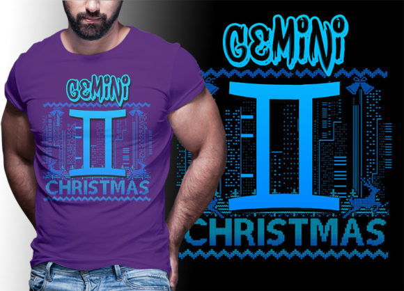 Gemini Christmas Designs: Festive Illustrations