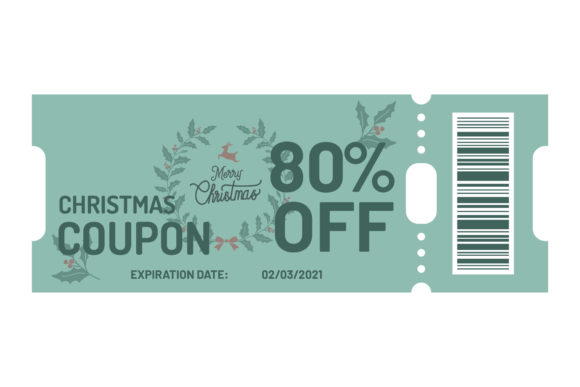 Merry Christmas Coupon Concept Design Review