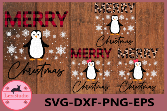 Merry Christmas, Penguin: Festive Illustrations