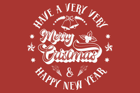Merry Christmas Wishes White: Premium Illustrations