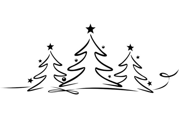 Review: Christmas Silhouette Trees for Holiday Embroidery