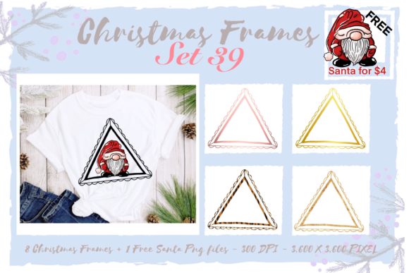 Review: Sublimation Christmas Frames Set 39 for Holiday Stitching