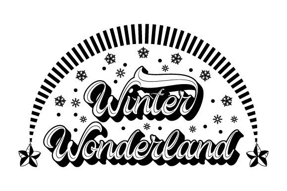 Review: Winter Wonderland Christmas Quote Vector for Embroidery