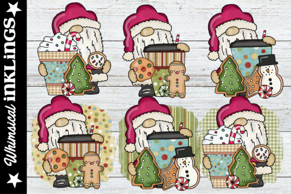 Santy Claus Christmas Treats Gnomes Illustrations Review