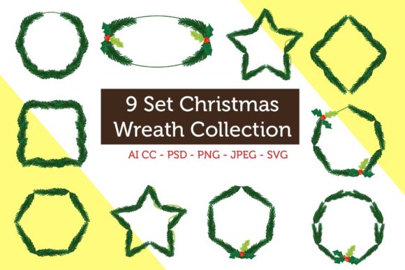 Watercolor Christmas Wreath Collection: A Designer's Review